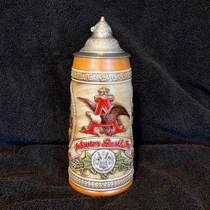1985 Tomorrow’Treasures A Series Anheuser Beer Stein Collectible #96452